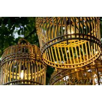 Lampa bambusowa TOULOUSE ⌀96cm x wys. 72cm naturalna