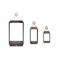 Lampa solarna Mrs. Solar Coco teak antracyt M