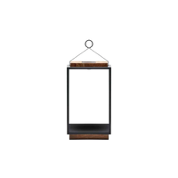 Lampa solarna Mrs. Solar Coco teak antracyt XL