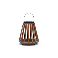 Lampa solarna Mrs. Solar Kate teak antracyt M