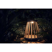 Lampa solarna Mrs. Solar Kate teak antracyt M