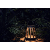 Lampa solarna Mrs. Solar Kate teak antracyt S