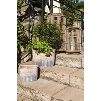 Lampion okrągły EMILION ⌀30cm x wys. 50cm naturalny