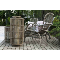 Lampion okrągły EMILION ⌀30cm x wys. 50cm naturalny