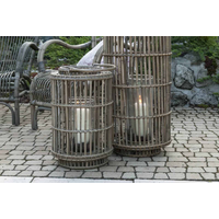 Lampion okrągły EMILION ⌀30cm x wys. 50cm naturalny