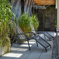 Leżak ogrodowy SORA antracyt