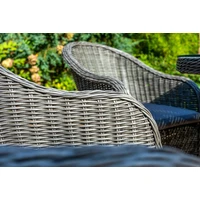 Meble na balkon FILIP II + LEONARDO royal szare