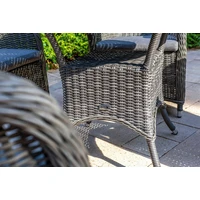 Meble na balkon FILIP II + LEONARDO royal szare