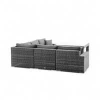 Meble ogrodowe MILANO III royal szary