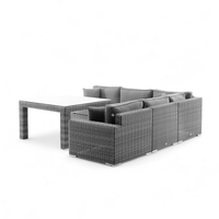 Meble ogrodowe MILANO III royal szary