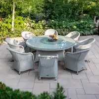 Meble ogrodowe RONDO ø180 royal białe