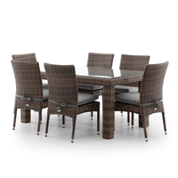 Meble ogrodowe jadalniane RAPALLO 160cm royal piaskowe