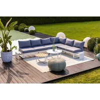 Puf ogrodowy kwadratowy Arezzo naturalny