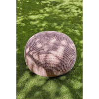 Puf ogrodowy kwadratowy Arezzo szary