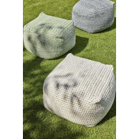 Puf ogrodowy kwadratowy Arezzo szary