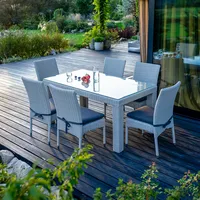 Stół ogrodowy RAPALLO 160cm royal biały