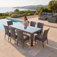 Stół ogrodowy RAPALLO 220cm royal szary