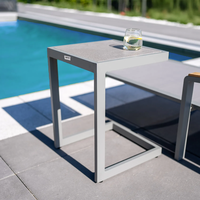 Stolik ogrodowy GRENADA szary