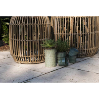 Stolik / puf rattanowy CANNES 52 cm naturalny