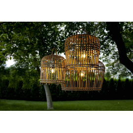 Lampa bambusowa TOULOUSE ⌀96cm x wys. 72cm naturalna