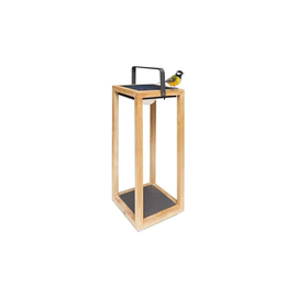 Lampa solarna Mr. Solar Tom teak antracyt 21x20x53cm