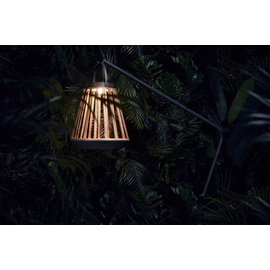 Stojak do lampy solarnej Jill teak antracyt