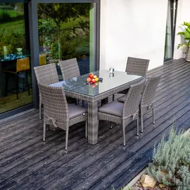 Stół ogrodowy RAPALLO 160cm royal szary