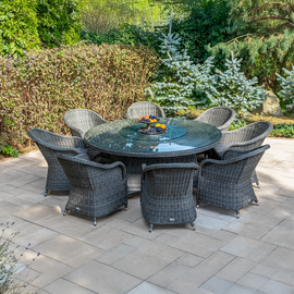 Stół ogrodowy RONDO 180cm royal szary