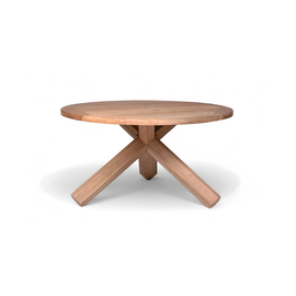 Stół ogrodowy teak BORDEAUX ⌀135
