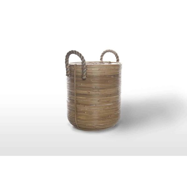 Kosz rattanowy AMIENS ⌀35cm x wys. 40cm naturalny