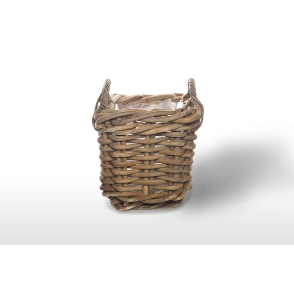 Kosz rattanowy NARBONNE sz.35cm x gł.35cm x wys.35cm naturalny