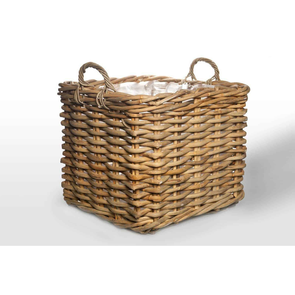 Kosz rattanowy NARBONNE sz.65cm x gł.65cm x wys.55cm naturalny