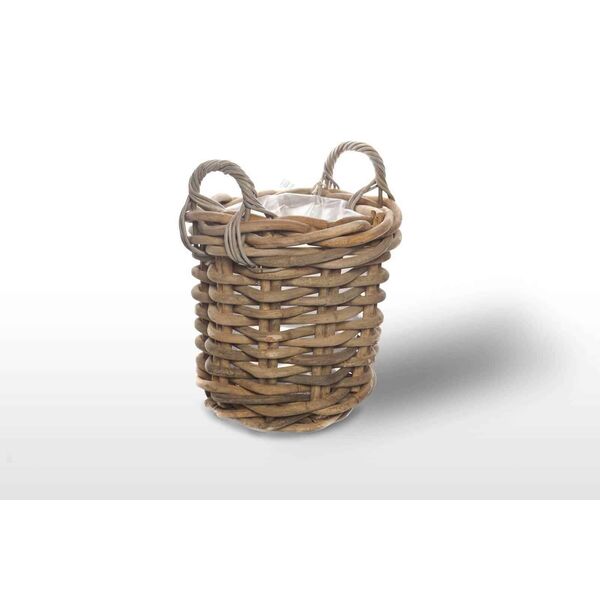 Kosz rattanowy RENNES ⌀35cm x wys. 35cm naturalny