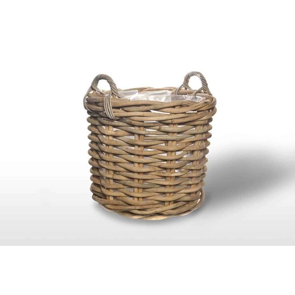 Kosz rattanowy RENNES ⌀50cm x wys. 45cm naturalny