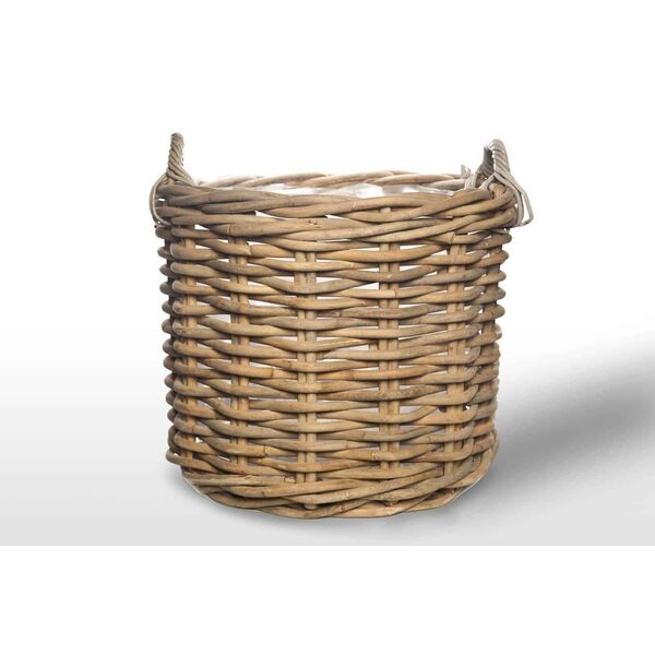 Kosz rattanowy RENNES ⌀65cm x wys. 55cm naturalny