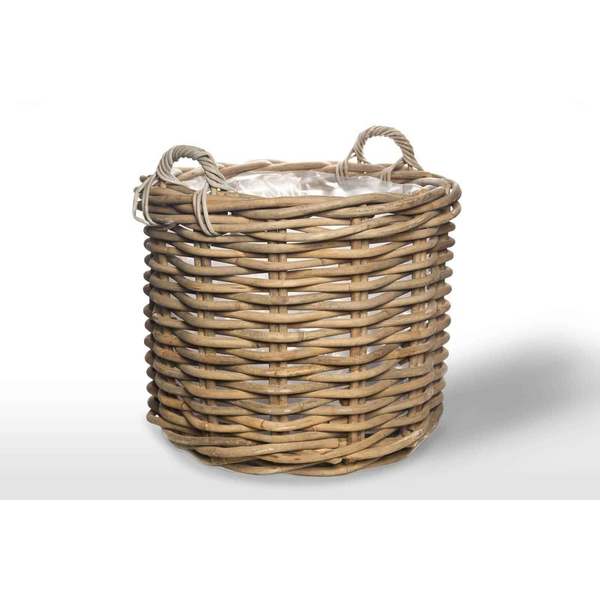 Kosz rattanowy RENNES ⌀65cm x wys. 55cm naturalny