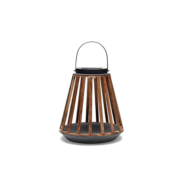Lampa solarna Mrs. Solar Kate teak antracyt M