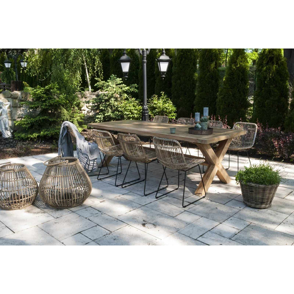 Lampion okrągły CAEN ⌀64cm x wys. 53cm naturalny