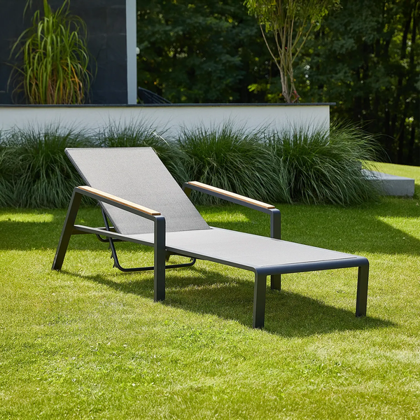 Leżak ogrodowy CORDOBA antracyt