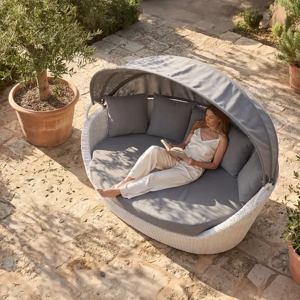 Sofa ogrodowa PORTOFINO royal biała
