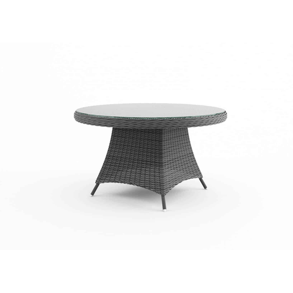 Stół ogrodowy RONDO 130cm royal szary