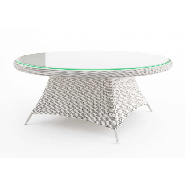 Stół ogrodowy RONDO 180cm royal biały