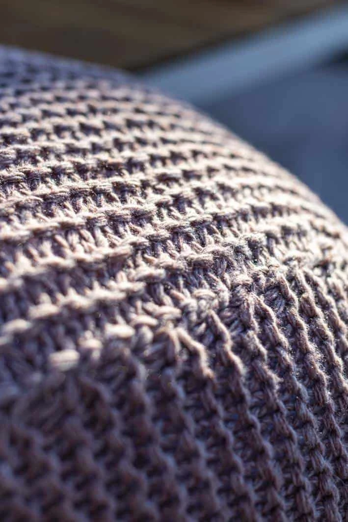 Puf ogrodowy kwadratowy Arezzo szary