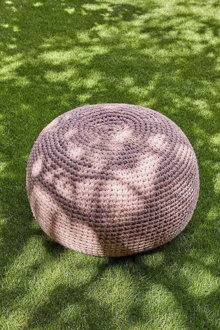 Puf ogrodowy kwadratowy Arezzo naturalny