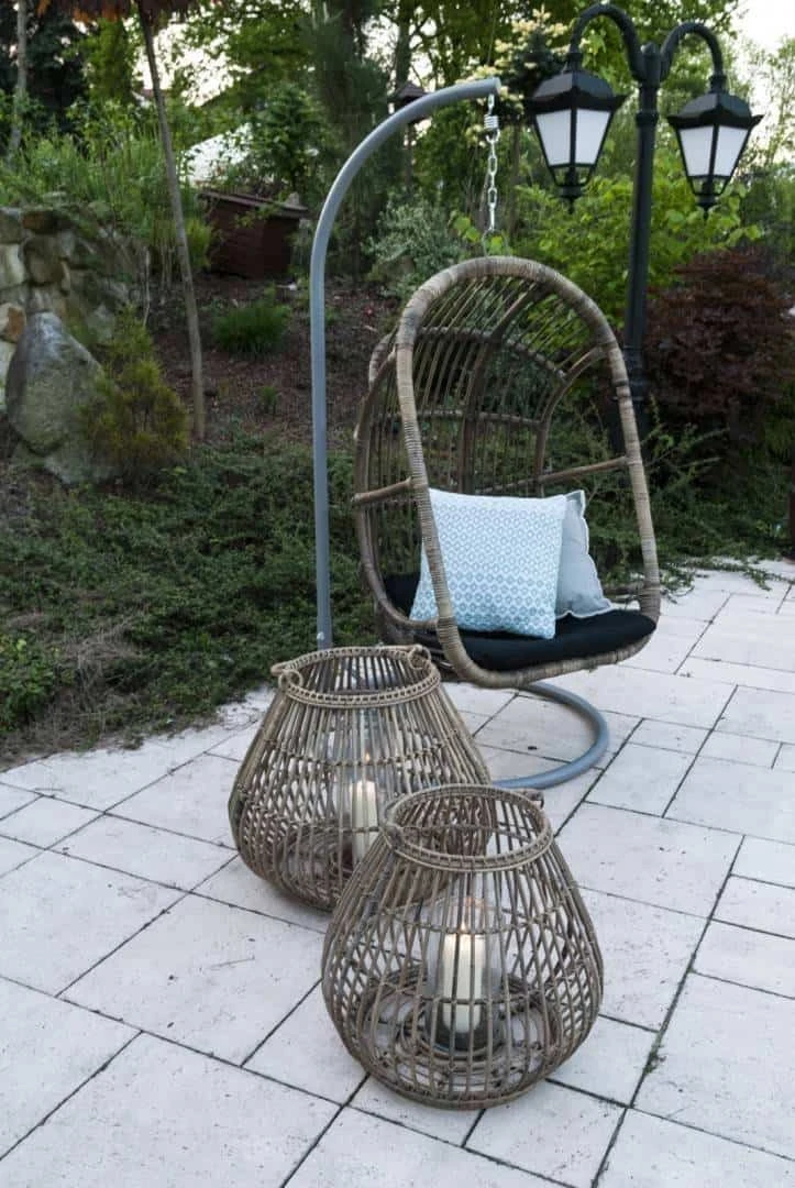 Lampion okrągły CAEN ⌀54cm x wys. 48cm naturalny