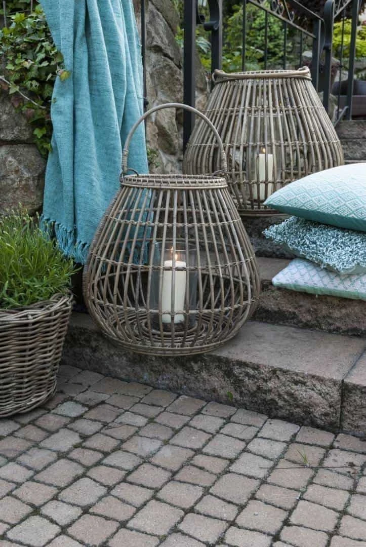 Lampion okrągły CAEN ⌀54cm x wys. 48cm naturalny