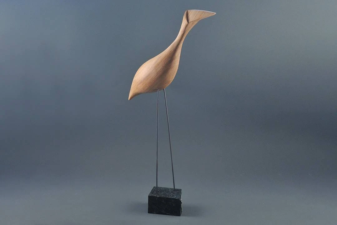 Figurka drewniana - Ptaszek XX