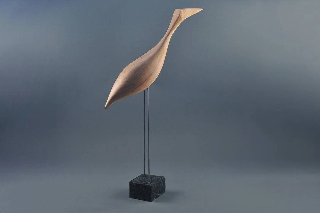 Figurka drewniana - Ptaszek XX