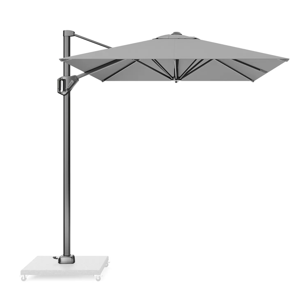 Parasol ogrodowy Voyager T¹ 3m x 2m - Wariant kolorystyczny: Jasnoszary