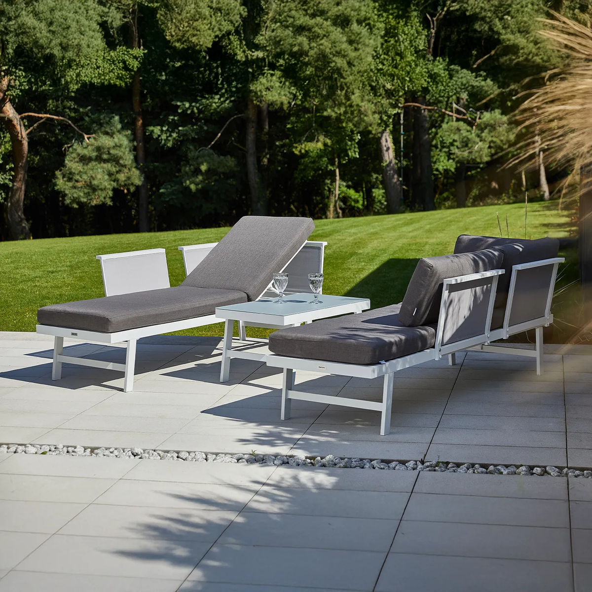 Meble ogrodowe MASCA białe